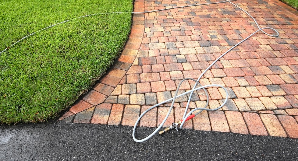 Paver Sweeping
