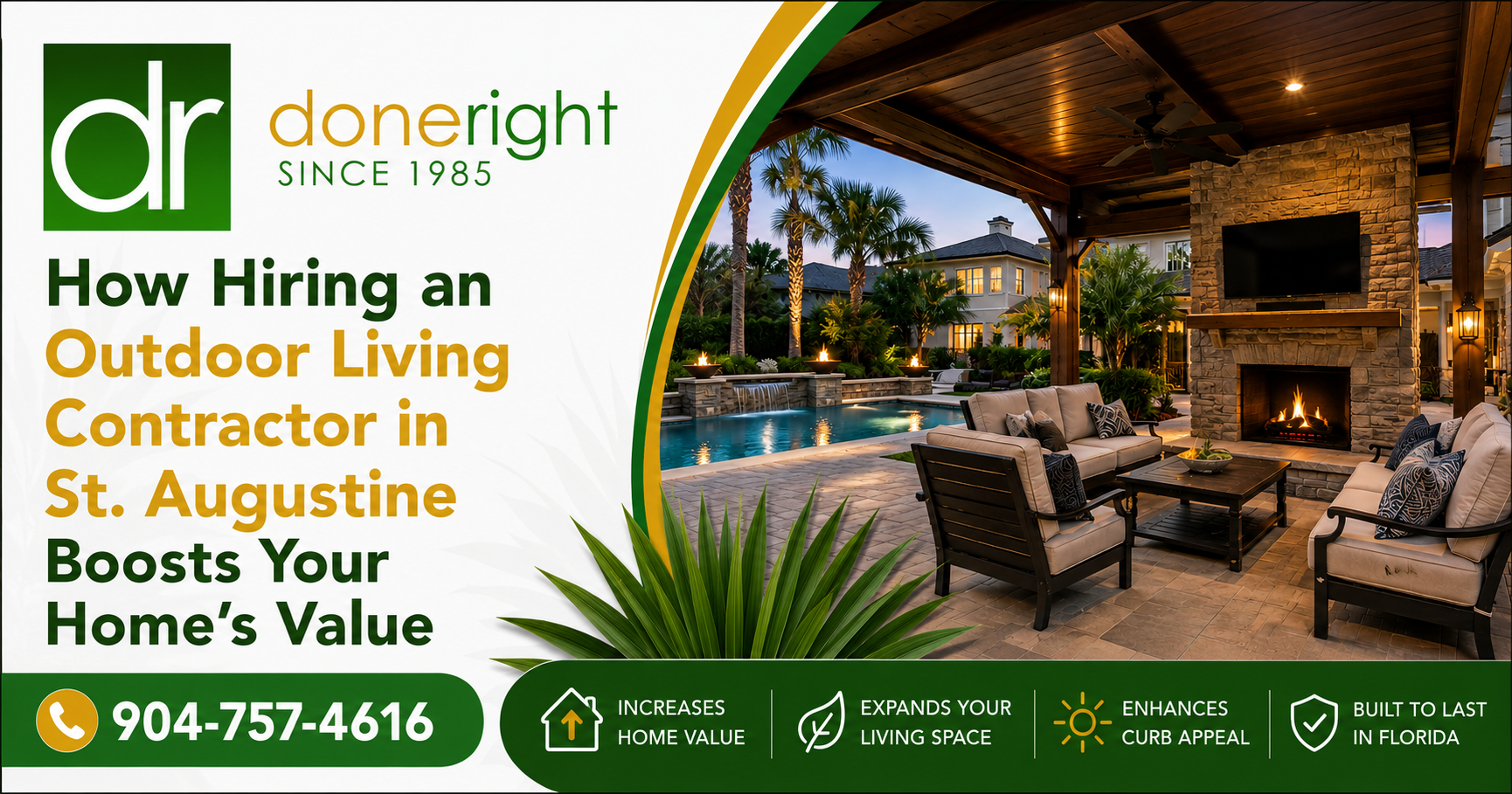 How Hiring an Outdoor Living Contractor in St. Augustine Boosts Your Home’s Value